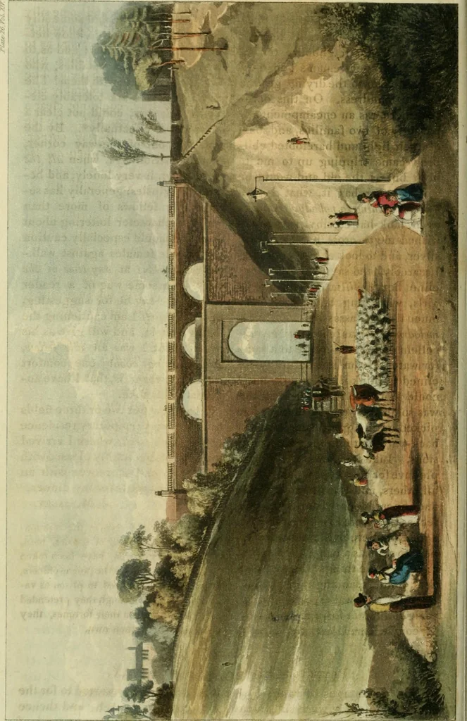 An illustration from The Repository of arts, literature, commerce, manufactures, fashions and politics, 1809, leaf 357