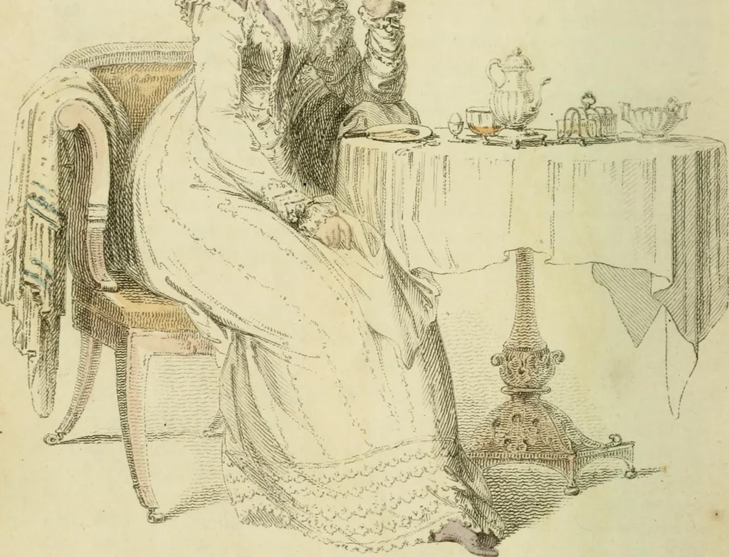 An illustration from The Repository of arts, literature, commerce, manufactures, fashions and politics, 1809, leaf 69