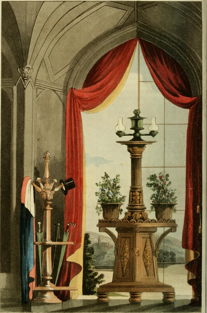 An illustration from The Repository of arts, literature, commerce, manufactures, fashions and politics, 1809, leaf 77