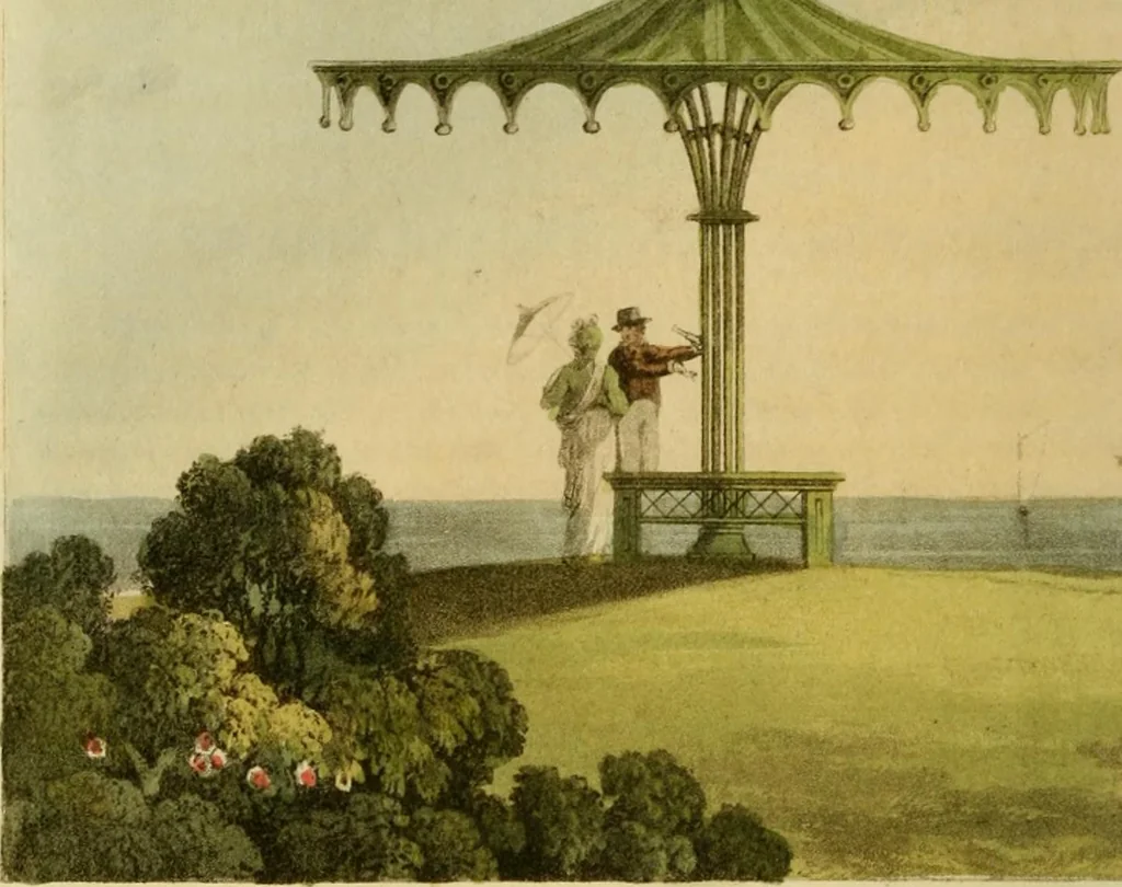 An illustration from The Repository of arts, literature, commerce, manufactures, fashions and politics, 1809, leaf 163