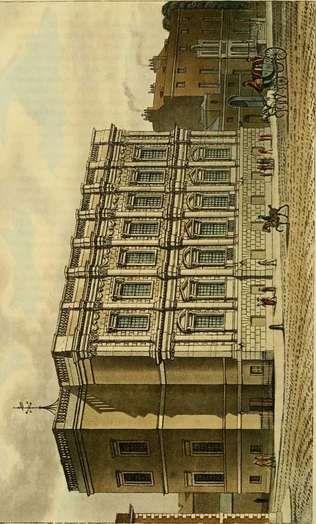 An illustration from The Repository of arts, literature, commerce, manufactures, fashions and politics, 1809, leaf 205