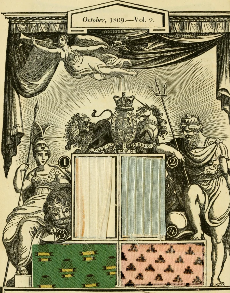 An illustration from The Repository of arts, literature, commerce, manufactures, fashions and politics, 1809, leaf 345