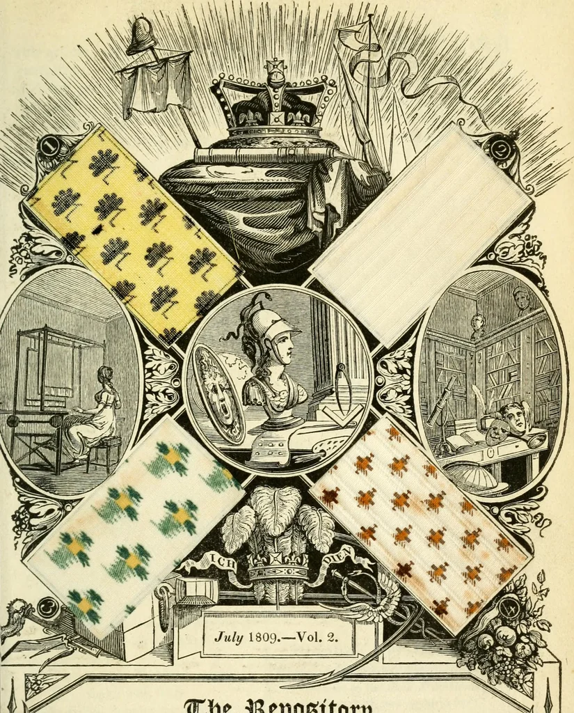 An illustration from The Repository of arts, literature, commerce, manufactures, fashions and politics, 1809, leaf 80