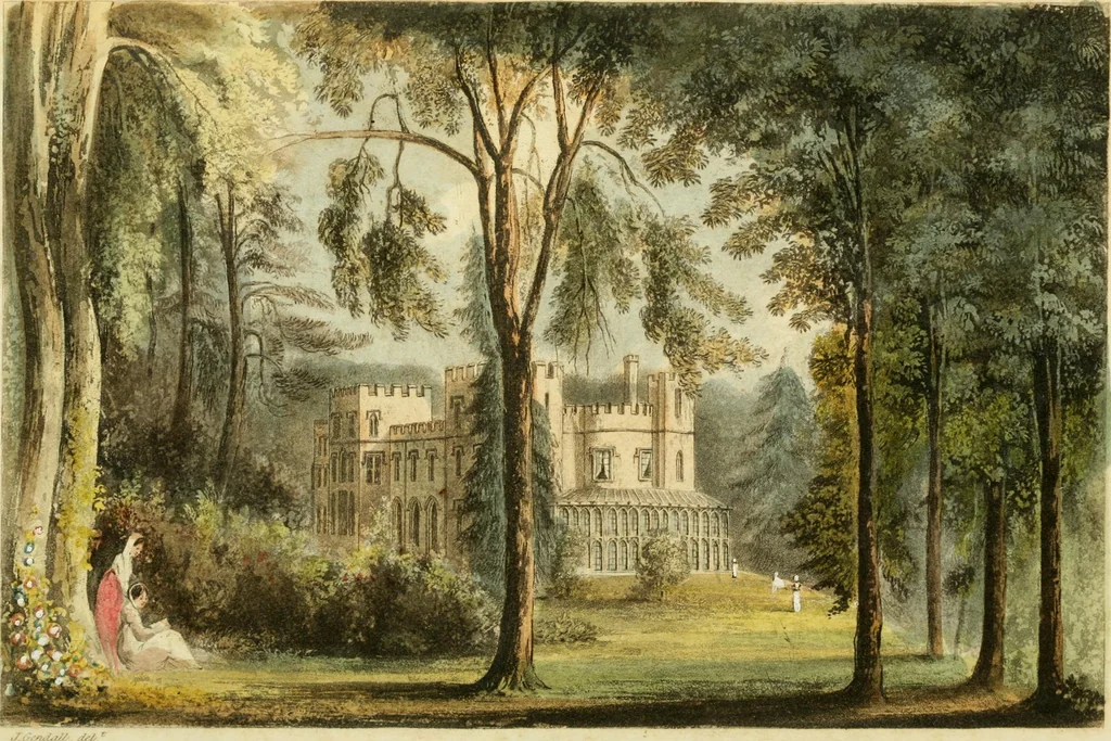 An illustration from The Repository of arts, literature, commerce, manufactures, fashions and politics, 1809, leaf 318