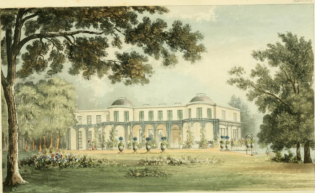 An illustration from The Repository of arts, literature, commerce, manufactures, fashions and politics, 1809, leaf 394