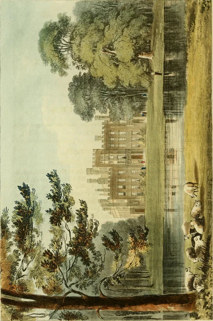 An illustration from The Repository of arts, literature, commerce, manufactures, fashions and politics, 1809, leaf 87