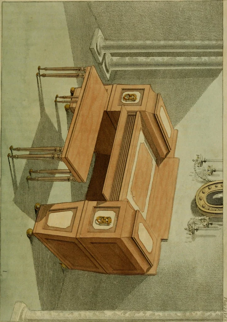 An illustration from The Repository of arts, literature, commerce, manufactures, fashions and politics, 1809, leaf 306