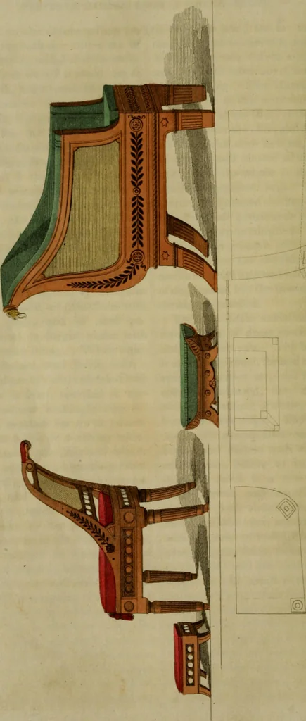 An illustration from The Repository of arts, literature, commerce, manufactures, fashions and politics, 1809, leaf 409