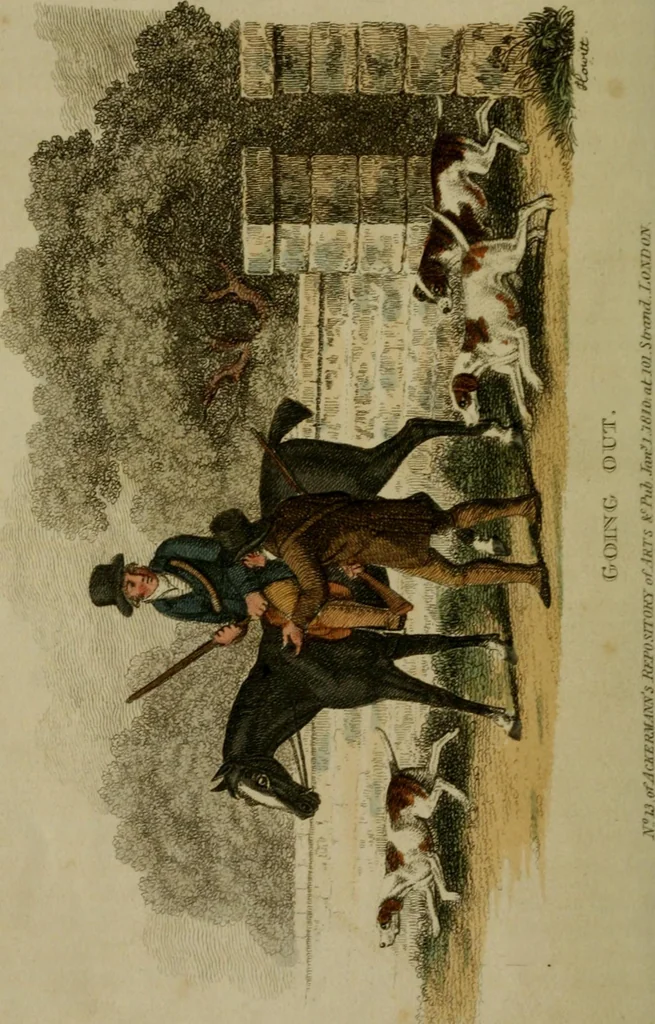 An illustration from The Repository of arts, literature, commerce, manufactures, fashions and politics, 1809, leaf 47