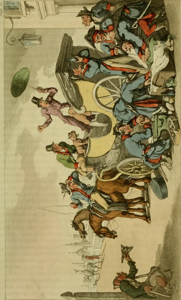 An illustration from The Repository of arts, literature, commerce, manufactures, fashions and politics, 1809, leaf 100