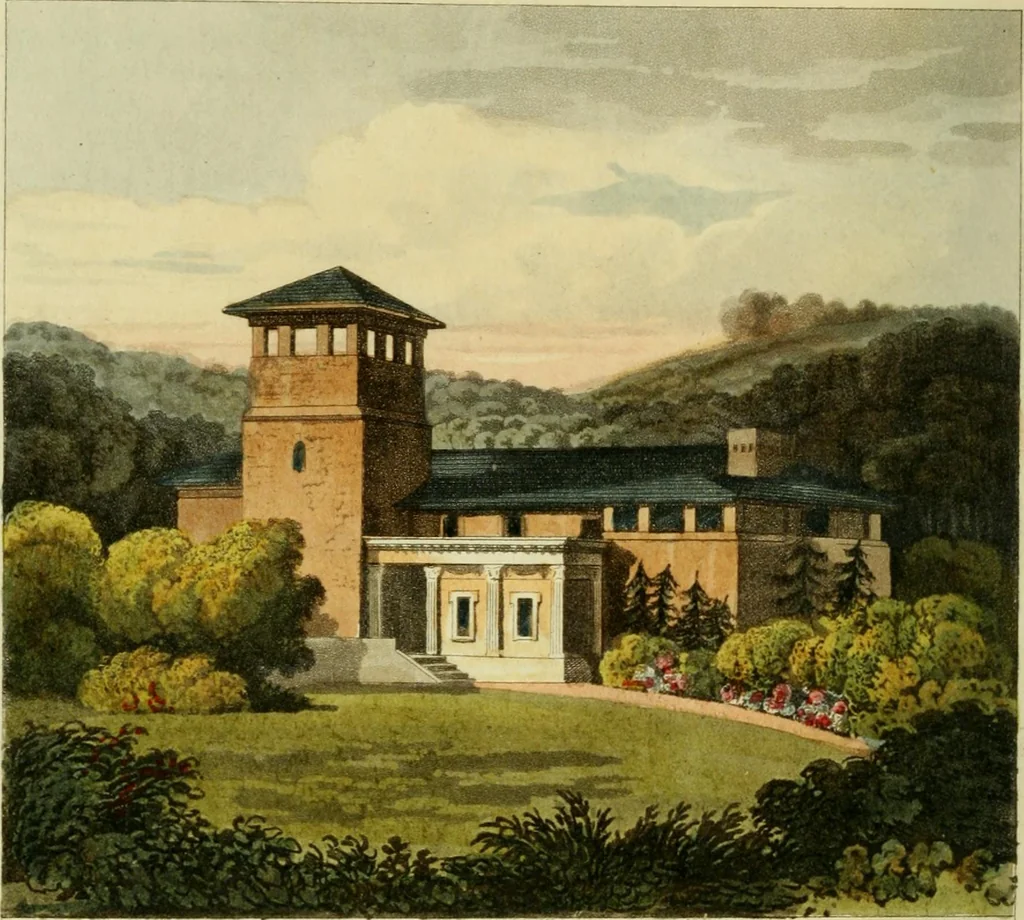 An illustration from The Repository of arts, literature, commerce, manufactures, fashions and politics, 1809, leaf 317