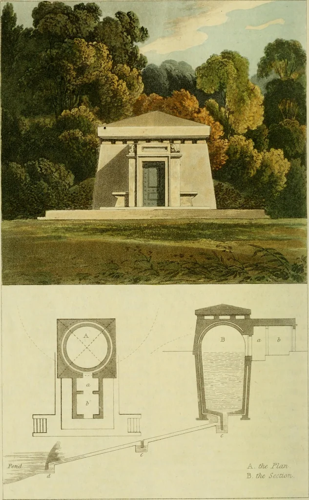 An illustration from The Repository of arts, literature, commerce, manufactures, fashions and politics, 1809, leaf 393