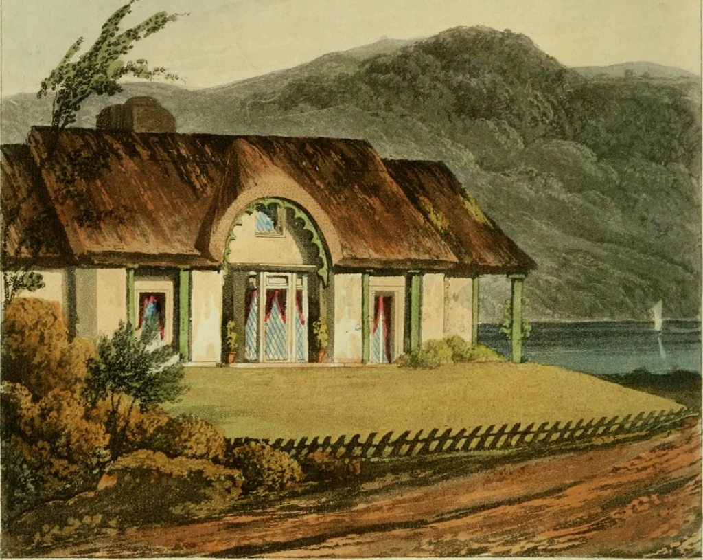 An illustration from The Repository of arts, literature, commerce, manufactures, fashions and politics, 1809, leaf 87