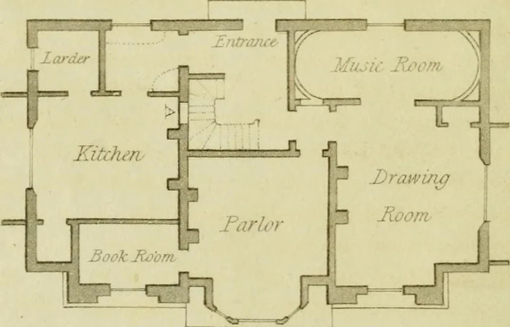 An illustration from The Repository of arts, literature, commerce, manufactures, fashions and politics, 1809, leaf 87