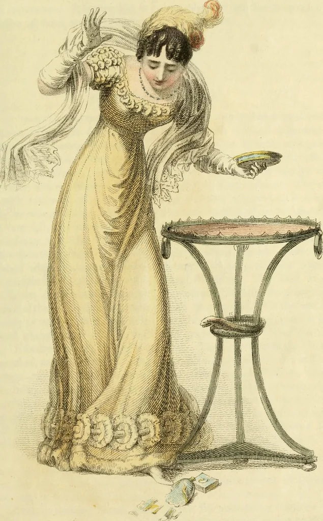 An illustration from The Repository of arts, literature, commerce, manufactures, fashions and politics, 1809, leaf 222