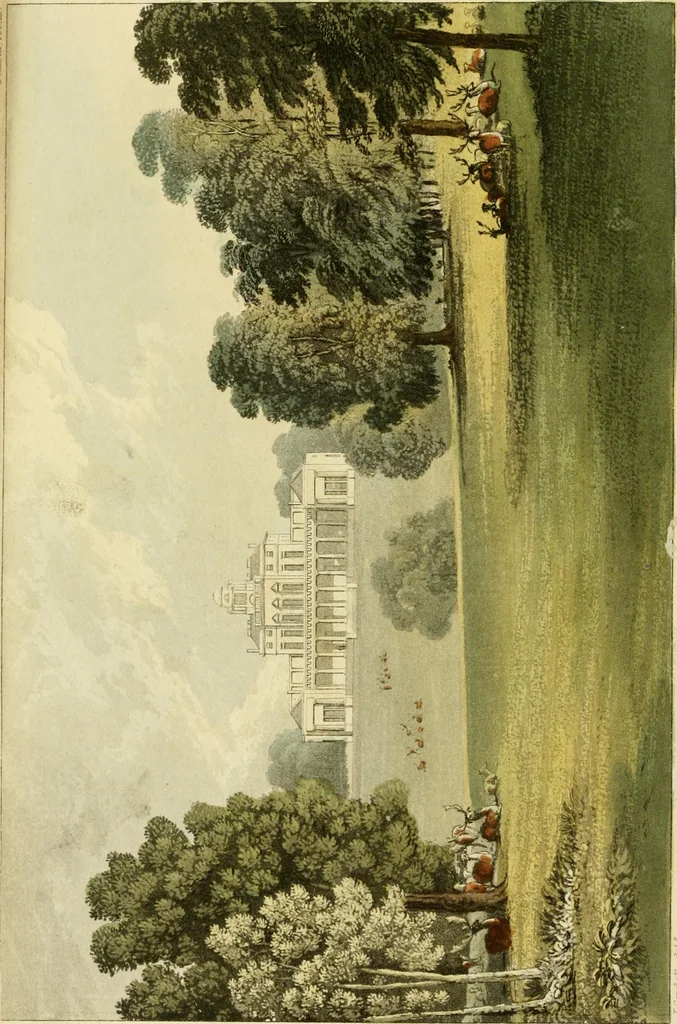 An illustration from The Repository of arts, literature, commerce, manufactures, fashions and politics, 1809, leaf 389