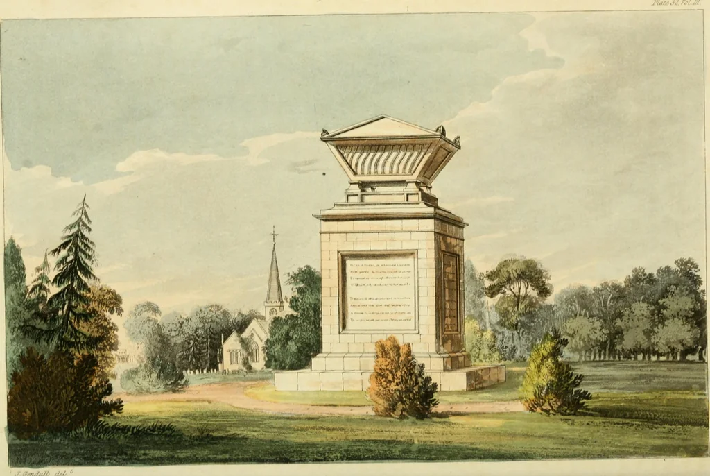 An illustration from The Repository of arts, literature, commerce, manufactures, fashions and politics, 1809, leaf 394