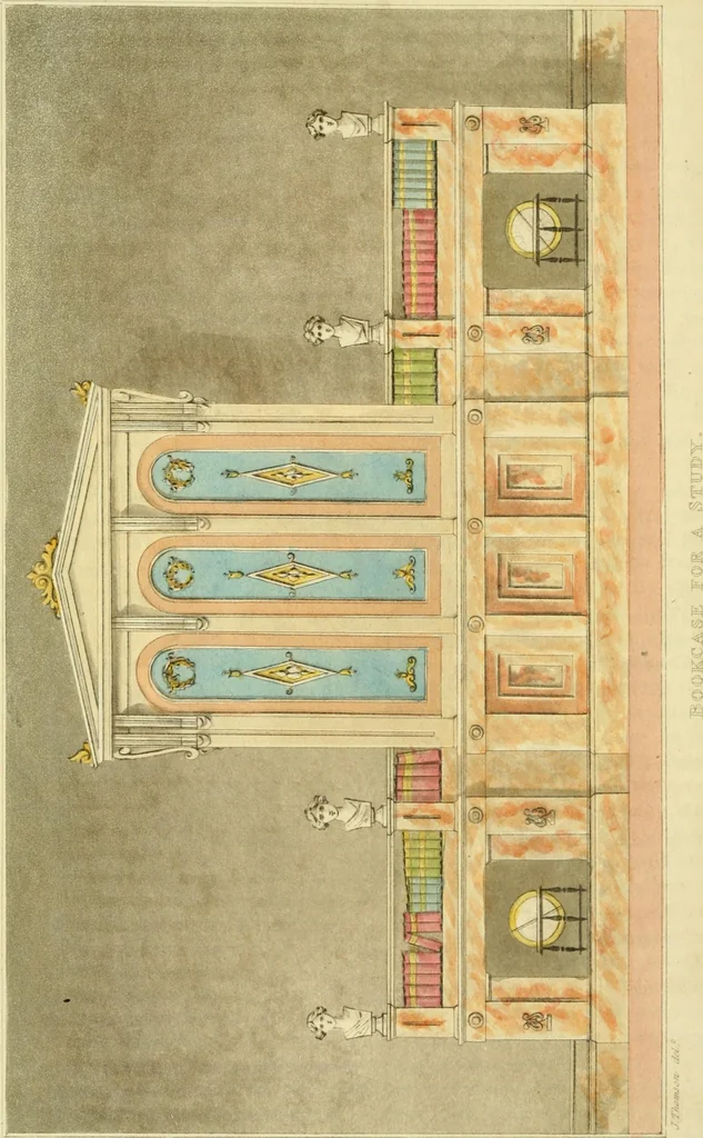 An illustration from The Repository of arts, literature, commerce, manufactures, fashions and politics, 1809, leaf 77