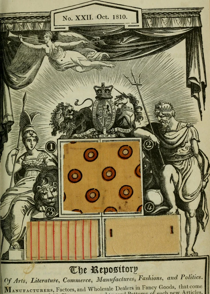 An illustration from The Repository of arts, literature, commerce, manufactures, fashions and politics, 1809, leaf 318