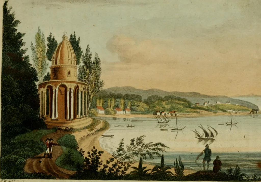 An illustration from The Repository of arts, literature, commerce, manufactures, fashions and politics, 1809, leaf 438
