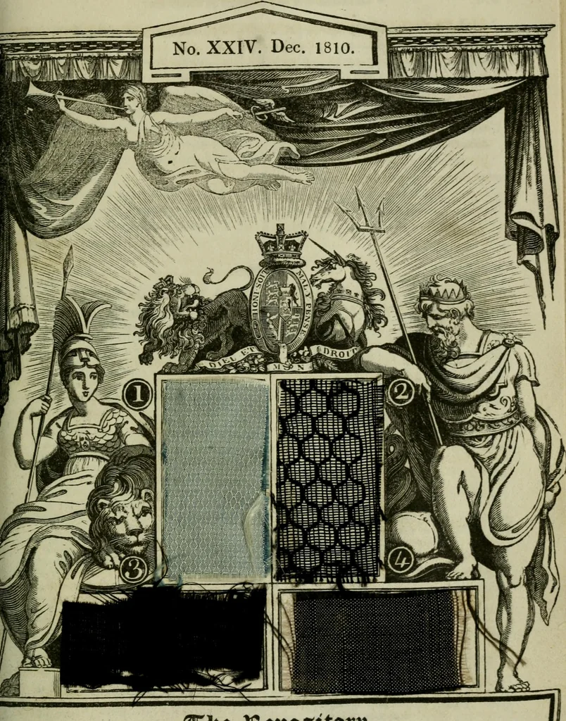 An illustration from The Repository of arts, literature, commerce, manufactures, fashions and politics, 1809, leaf 470