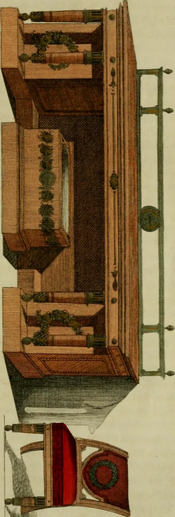 An illustration from The Repository of arts, literature, commerce, manufactures, fashions and politics, 1809, leaf 64