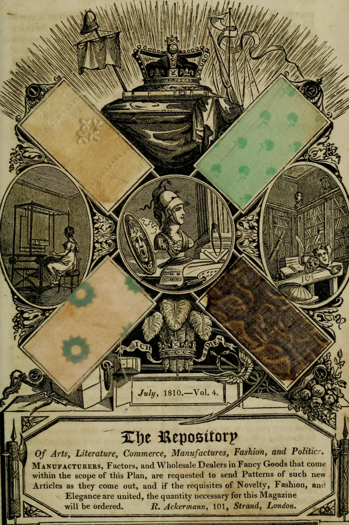 An illustration from The Repository of arts, literature, commerce, manufactures, fashions and politics, 1809, leaf 74