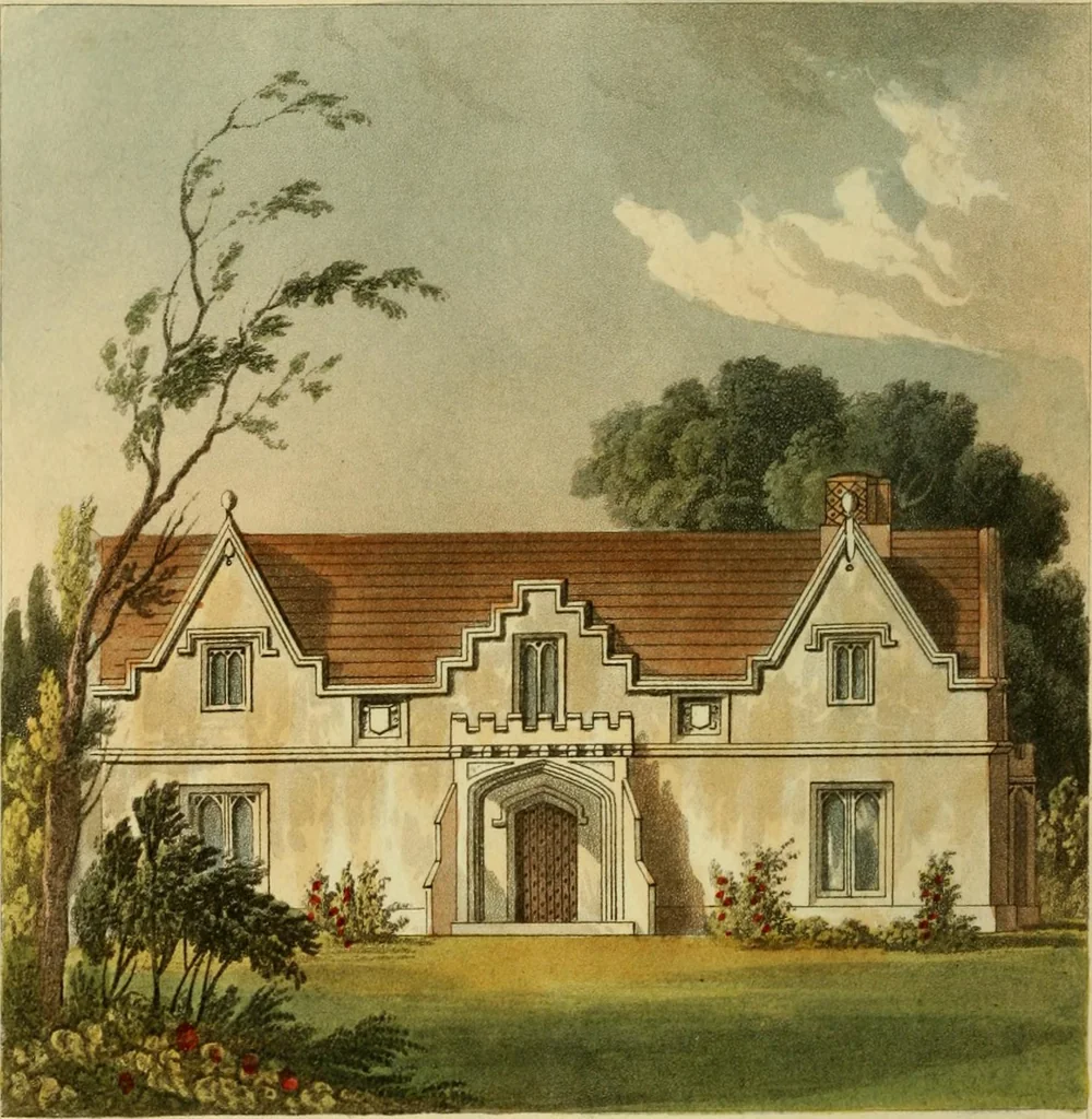 An illustration from The Repository of arts, literature, commerce, manufactures, fashions and politics, 1809, leaf 233