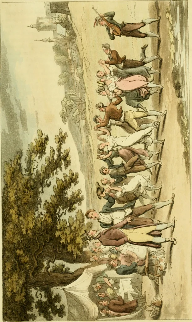 An illustration from The Repository of arts, literature, commerce, manufactures, fashions and politics, 1809, leaf 24