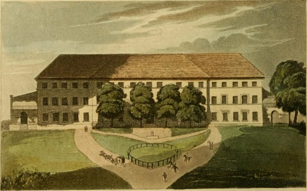 An illustration from The Repository of arts, literature, commerce, manufactures, fashions and politics, 1809, leaf 339