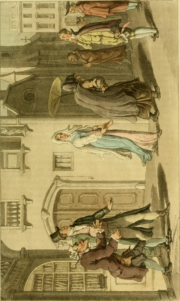 An illustration from The Repository of arts, literature, commerce, manufactures, fashions and politics, 1809, leaf 408