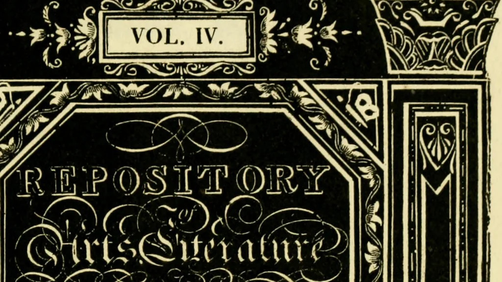 An illustration from The Repository of arts, literature, commerce, manufactures, fashions and politics, 1809, leaf 6