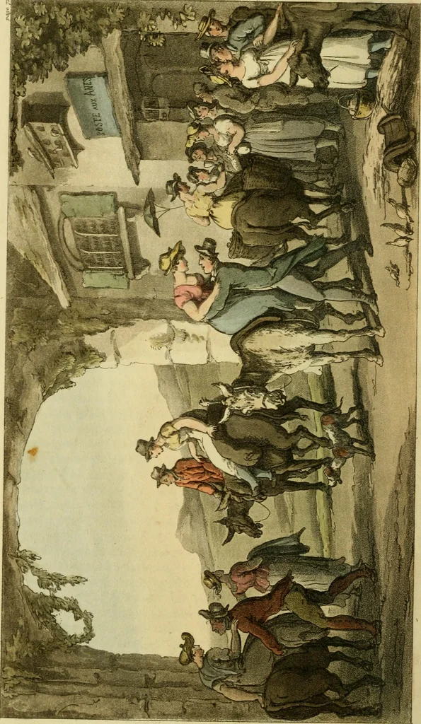 An illustration from The Repository of arts, literature, commerce, manufactures, fashions and politics, 1809, leaf 93