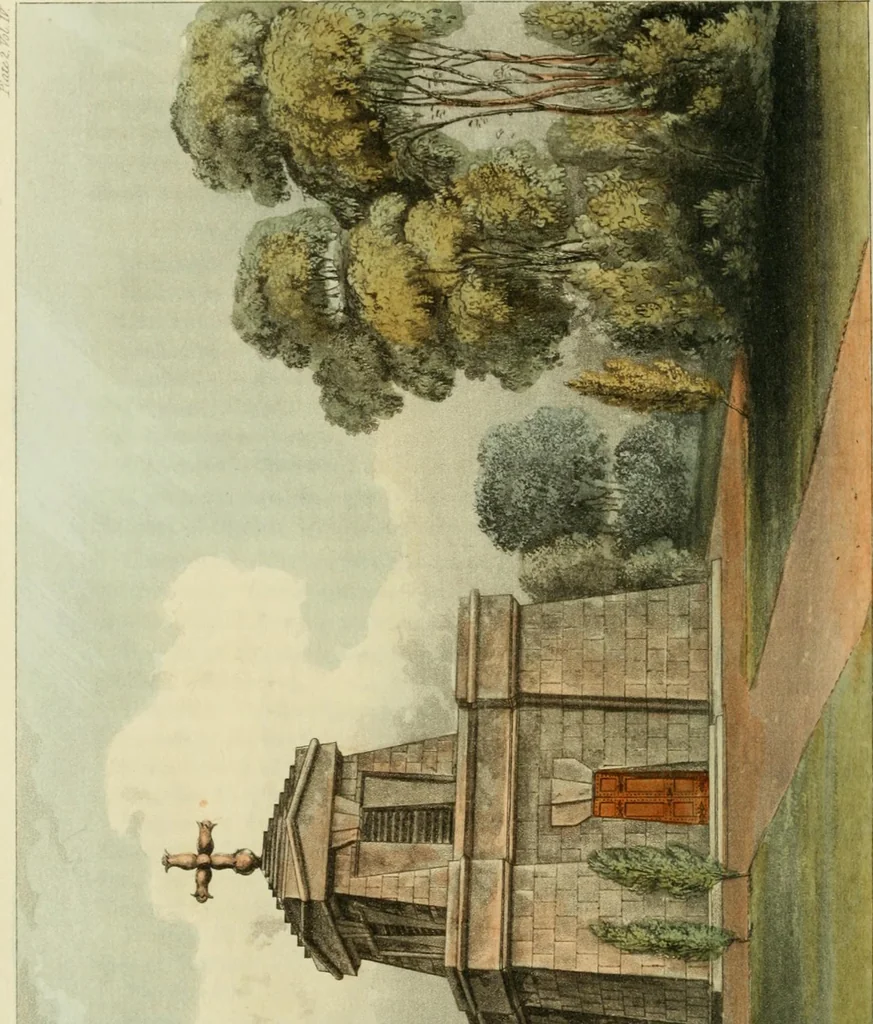 An illustration from The Repository of arts, literature, commerce, manufactures, fashions and politics, 1809, leaf 17