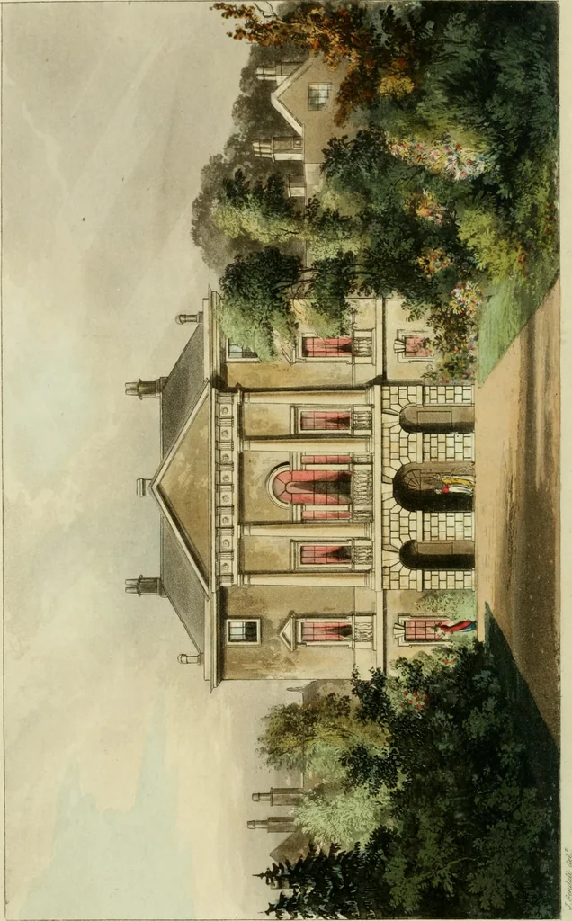 An illustration from The Repository of arts, literature, commerce, manufactures, fashions and politics, 1809, leaf 235