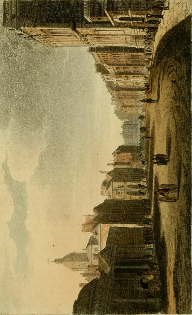 An illustration from The Repository of arts, literature, commerce, manufactures, fashions and politics, 1809, leaf 445
