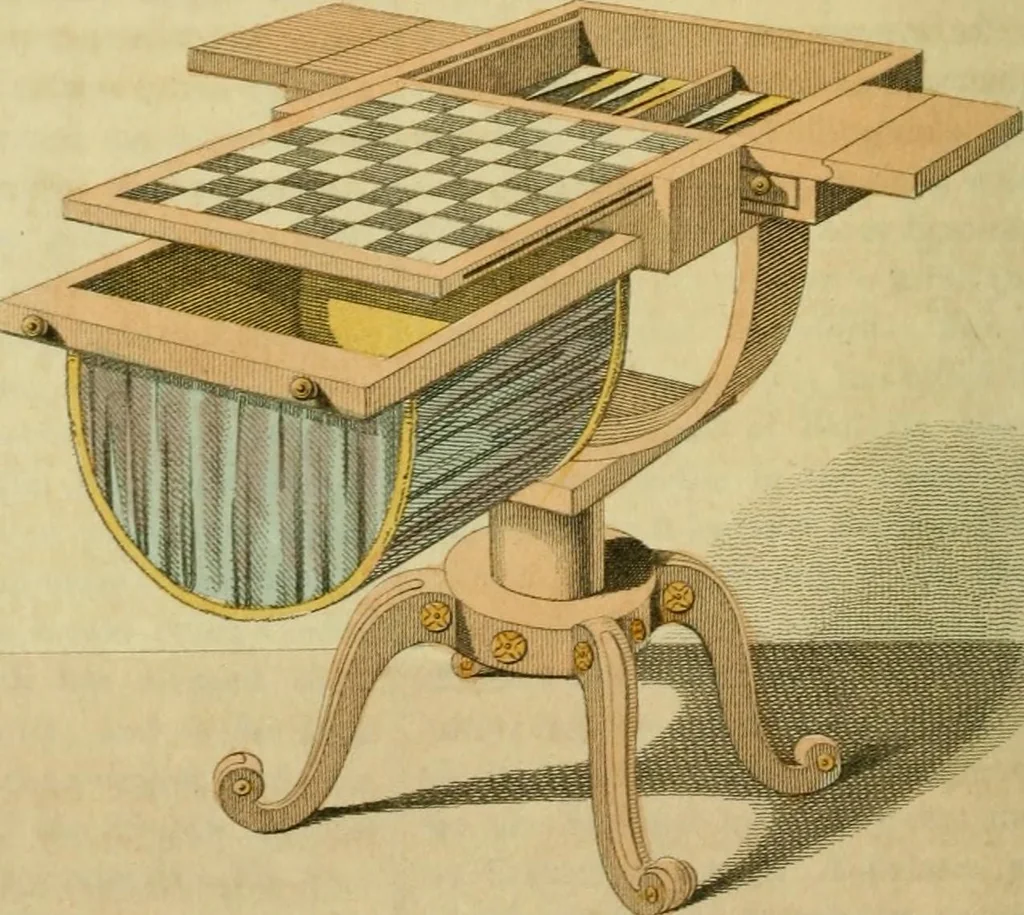 An illustration from The Repository of arts, literature, commerce, manufactures, fashions and politics, 1809, leaf 449