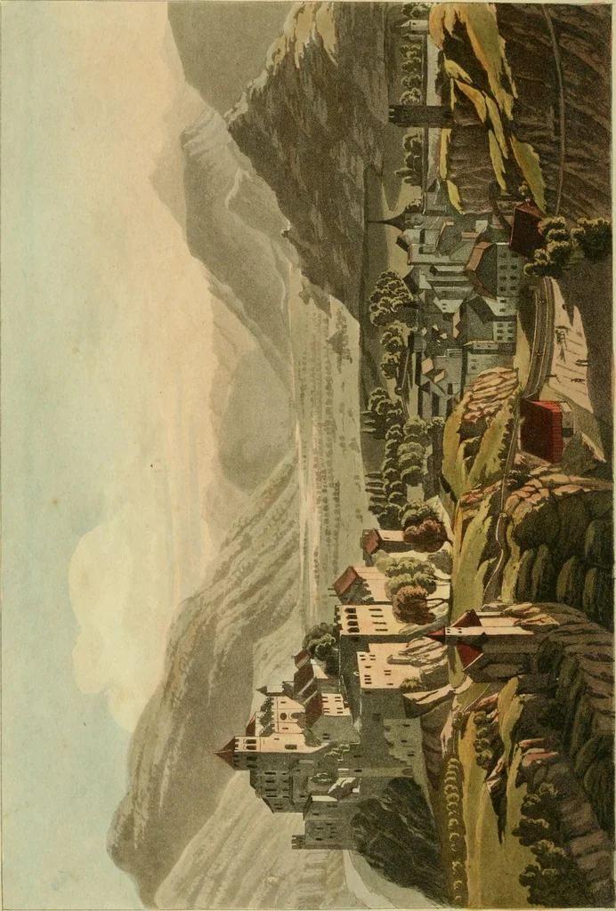 An illustration from The Repository of arts, literature, commerce, manufactures, fashions and politics, 1809, leaf 397