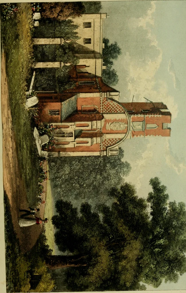 An illustration from The Repository of arts, literature, commerce, manufactures, fashions and politics, 1809, leaf 16