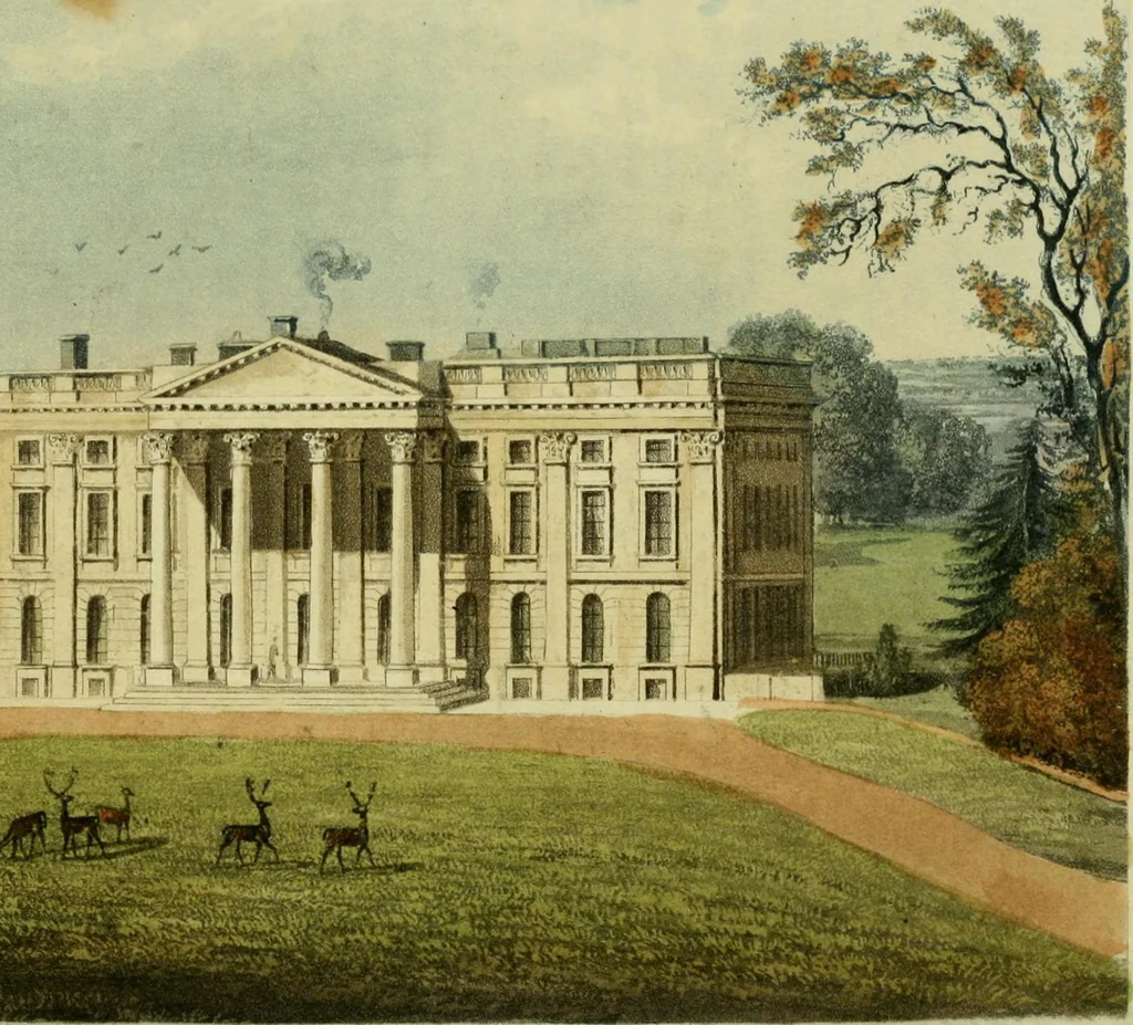 An illustration from The Repository of arts, literature, commerce, manufactures, fashions and politics, 1809, leaf 167
