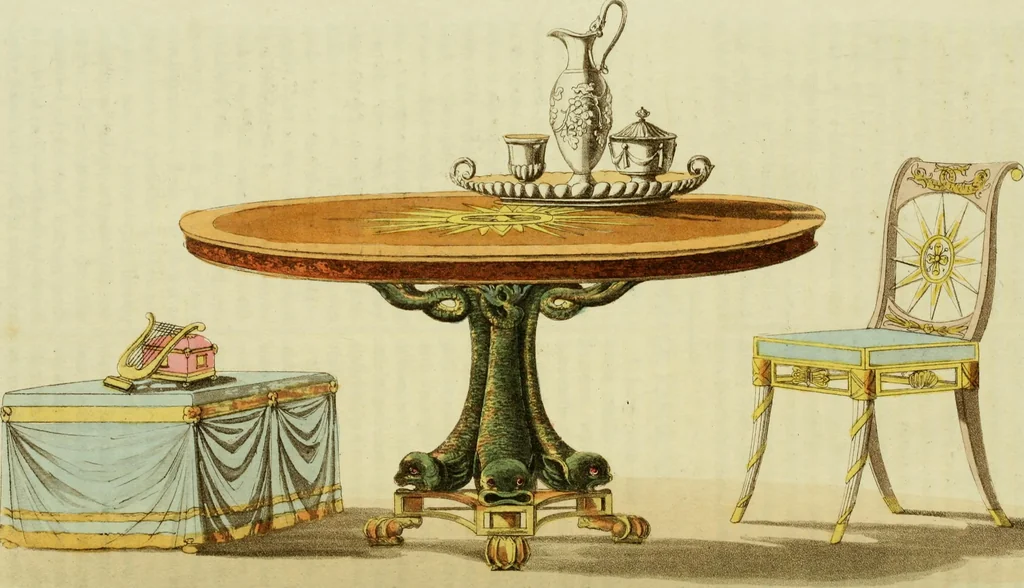 An illustration from The Repository of arts, literature, commerce, manufactures, fashions and politics, 1809, leaf 379