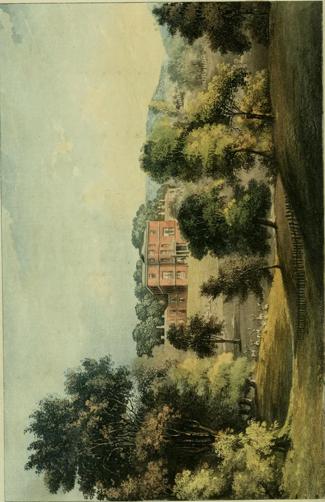 An illustration from The Repository of arts, literature, commerce, manufactures, fashions and politics, 1809, leaf 9