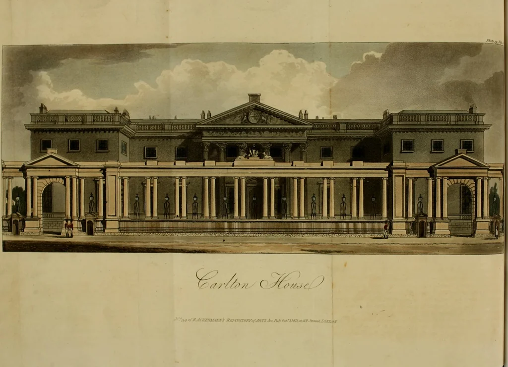 An illustration from The Repository of arts, literature, commerce, manufactures, fashions and politics, 1809, leaf 283