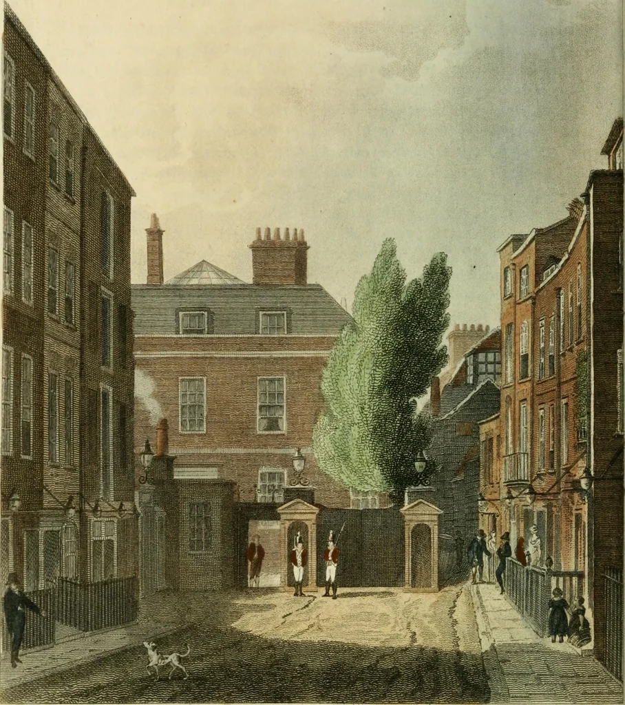 An illustration from The Repository of arts, literature, commerce, manufactures, fashions and politics, 1809, leaf 433