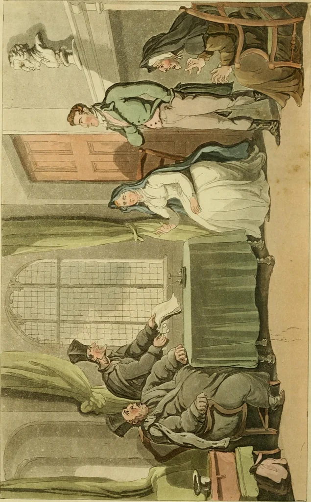 An illustration from The Repository of arts, literature, commerce, manufactures, fashions and politics, 1809, leaf 13