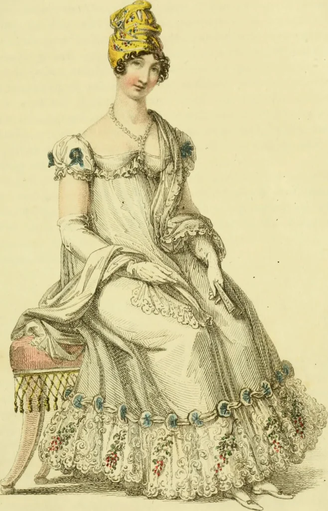 An illustration from The Repository of arts, literature, commerce, manufactures, fashions and politics, 1809, leaf 140