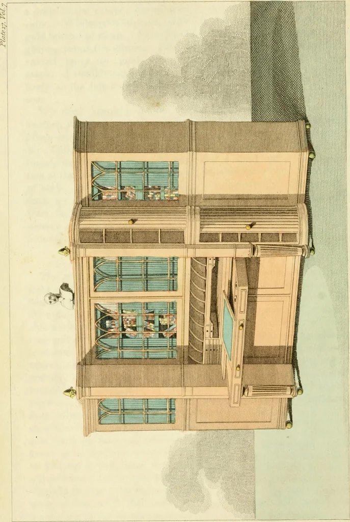 An illustration from The Repository of arts, literature, commerce, manufactures, fashions and politics, 1809, leaf 231