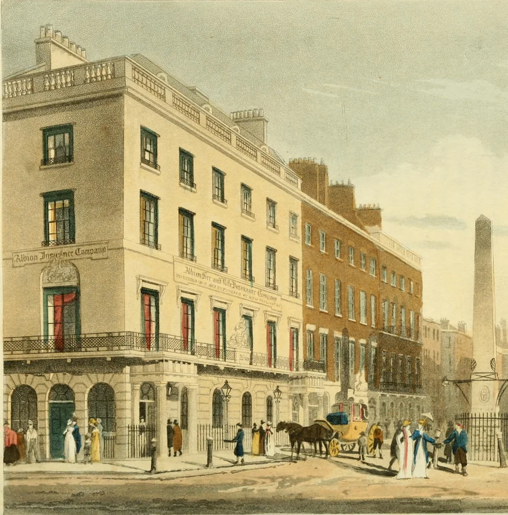 An illustration from The Repository of arts, literature, commerce, manufactures, fashions and politics, 1809, leaf 366