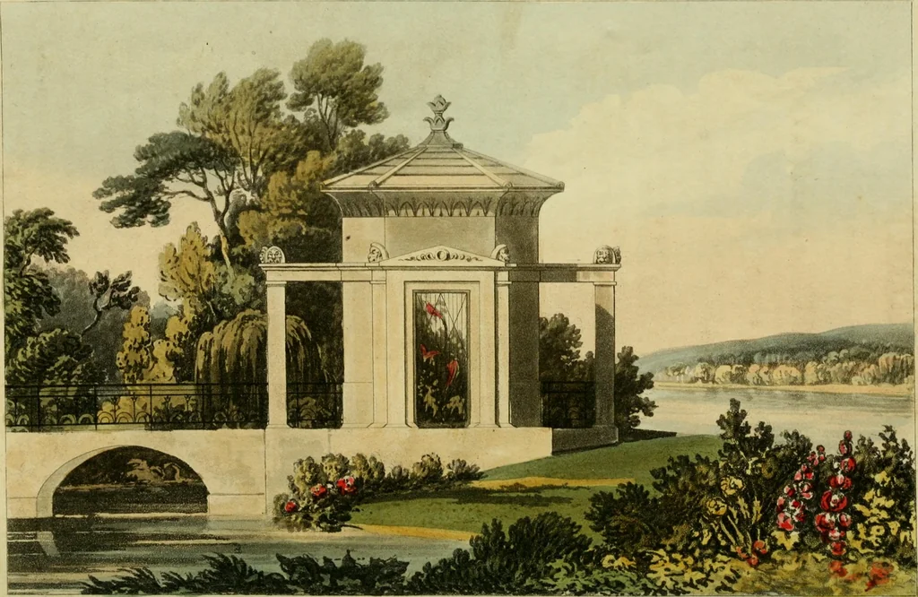 An illustration from The Repository of arts, literature, commerce, manufactures, fashions and politics, 1809, leaf 393