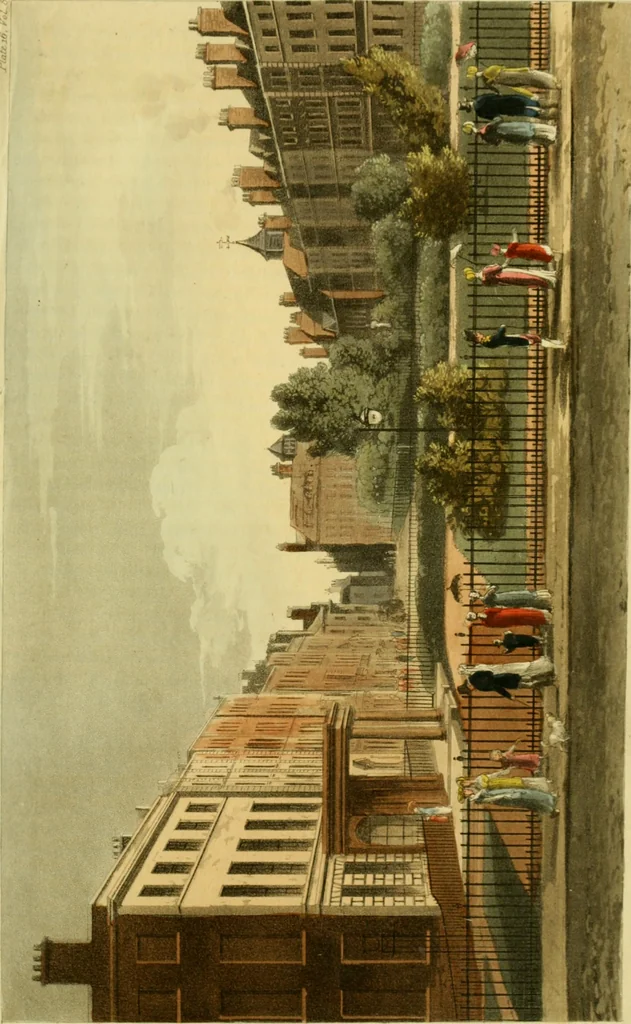 An illustration from The Repository of arts, literature, commerce, manufactures, fashions and politics, 1809, leaf 198